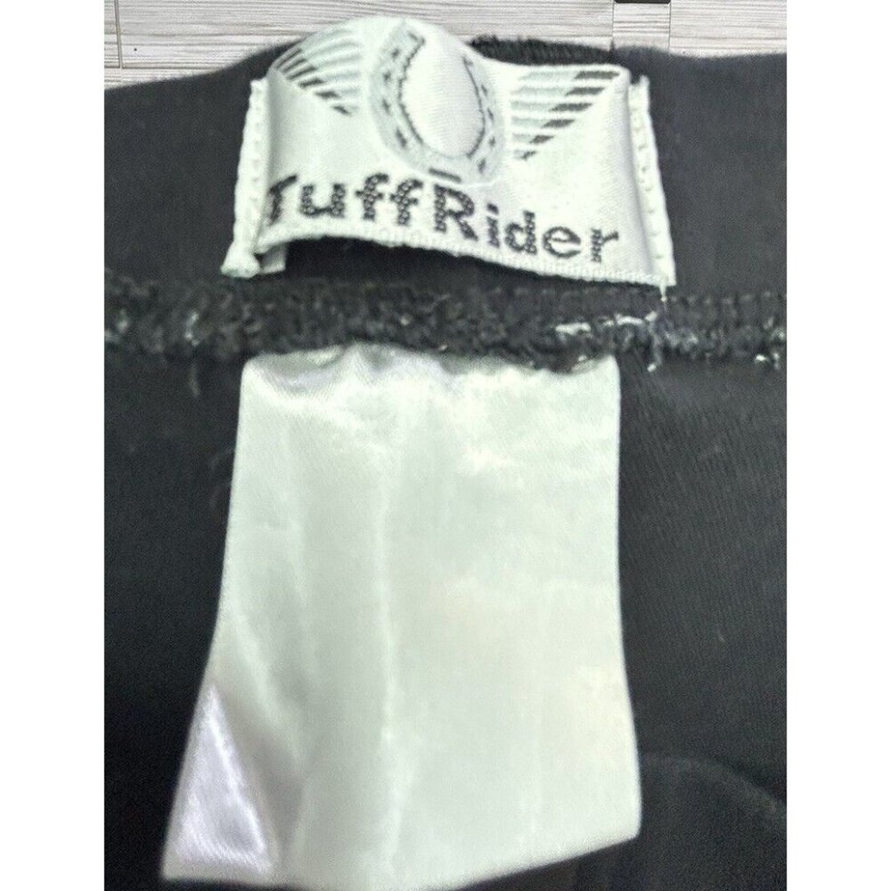 Tuff Rider Horseback Riding Equestrian Ribbed Knee Patch Breeches Pants Gray - Picture 7 of 10